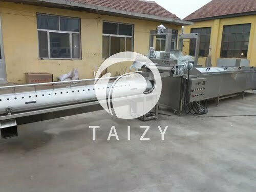 Chicken claw skin peeling machine / production line