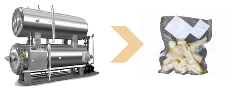 High pressure autoclave sterilization machine