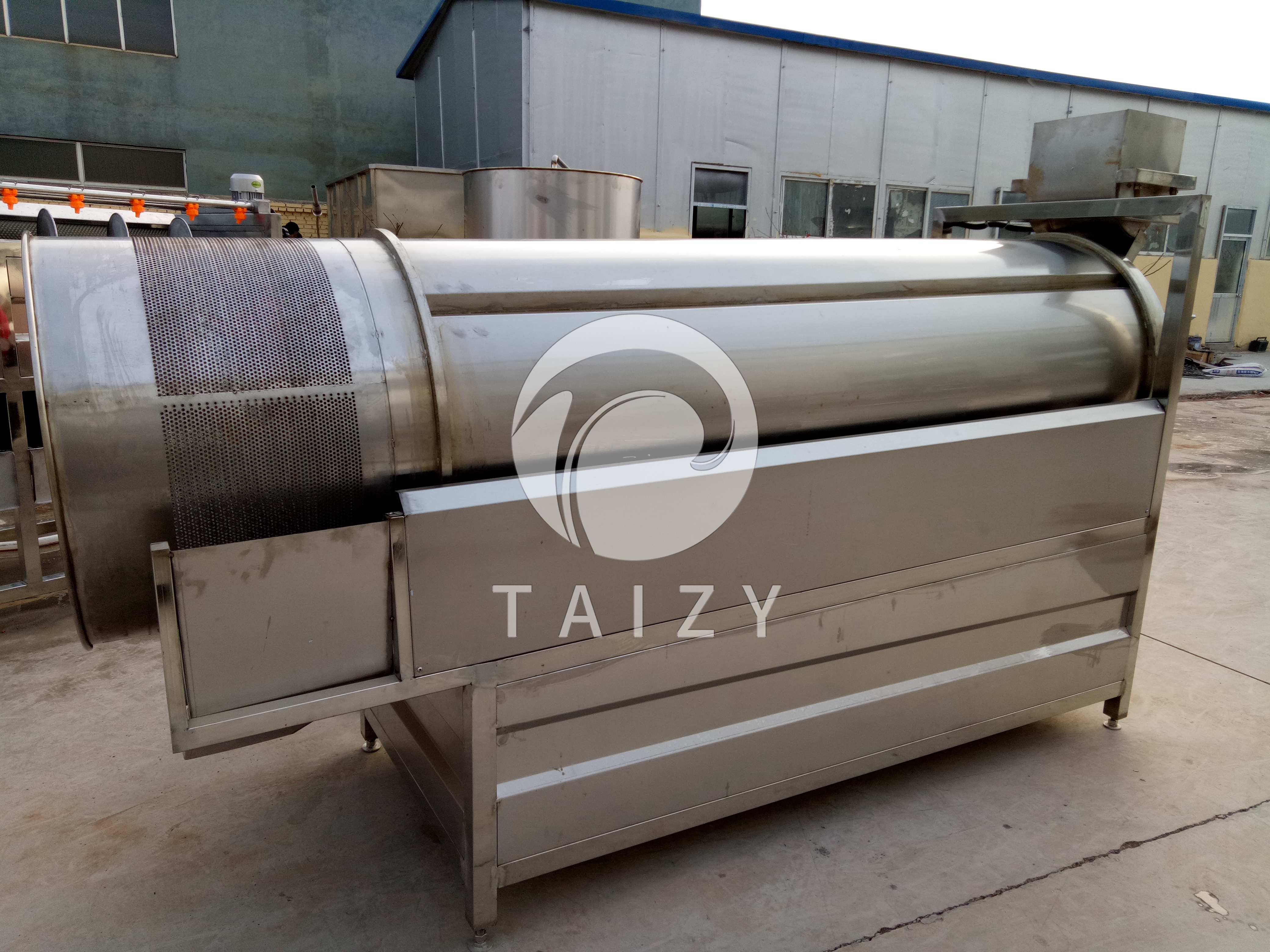 Roller seasoning machine