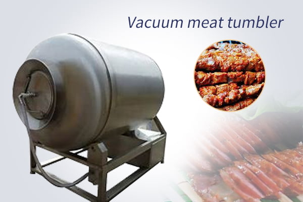 Vacuum meat marinator tumbler for sale | meat roll kneading machine