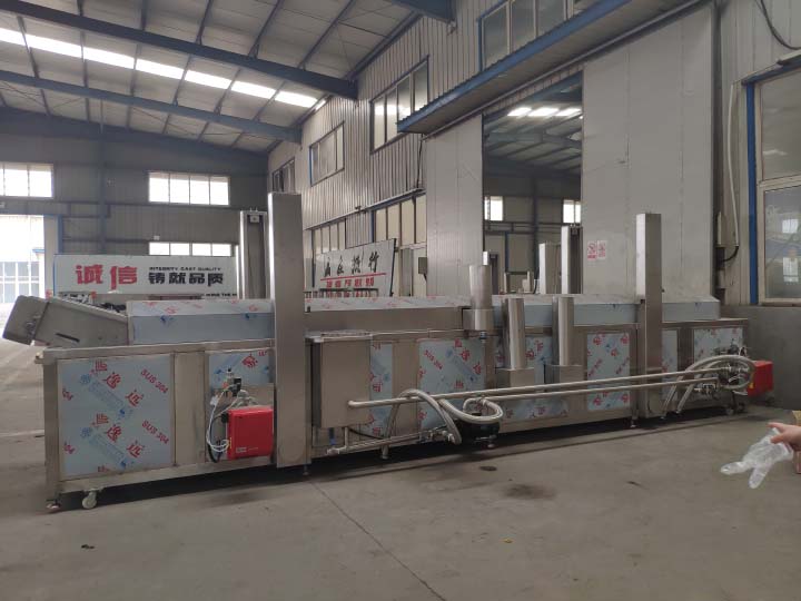 automatic industrial continuous fryer