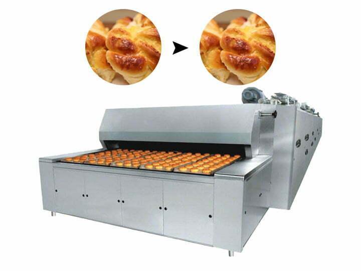 Industrial bread biscuit baking tunnel oven