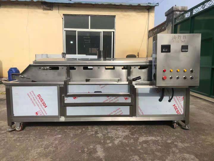 continuous industrial fryer machine