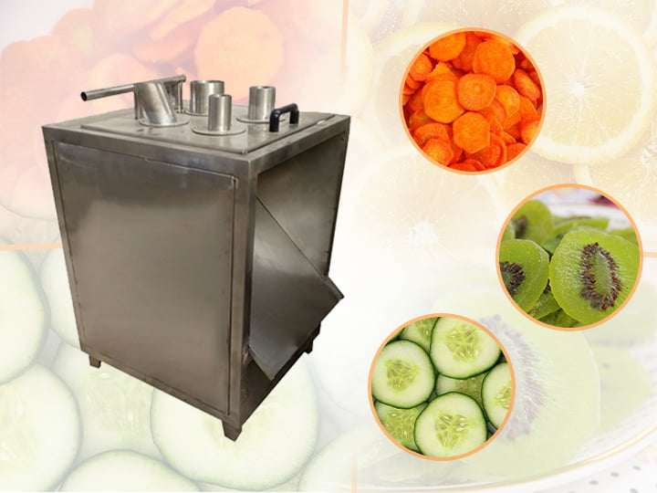 Industrial fruit vegetable slicing machine for cutting apple, banana, cucumber, onion