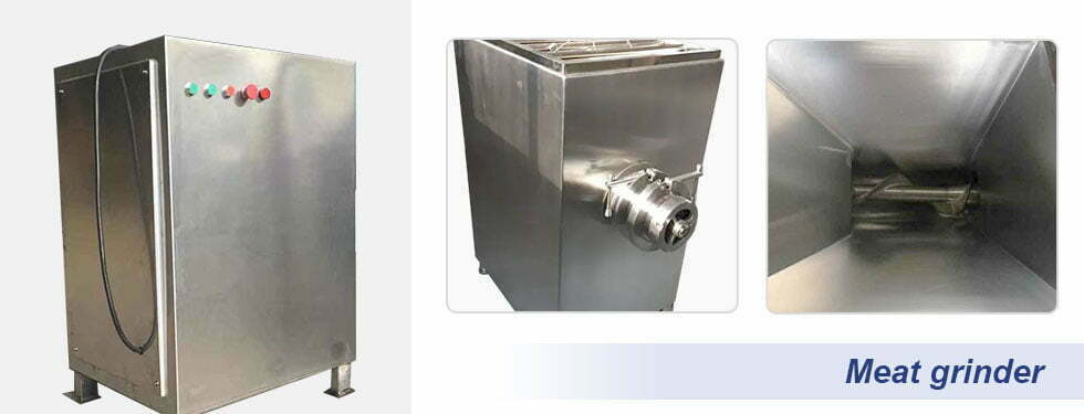 meat grinding mixing machine details