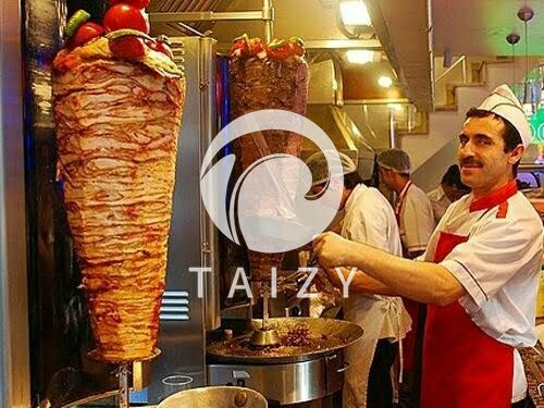 Commercial electric shawarma machine for restaurant
