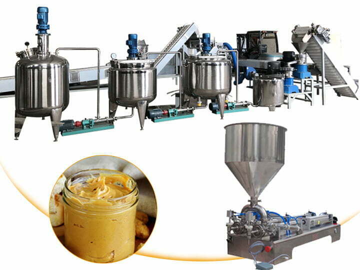 200kg commercial peanut butter processing machine line