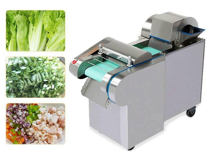 Green leafy vegetable cutting cutter machine