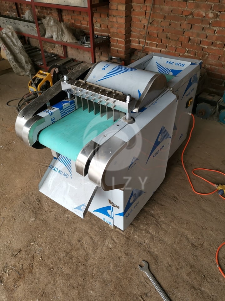 chicken meat cutting machine