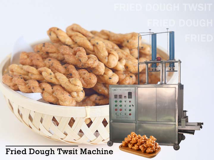 Fried dough twist machine / chinese donuts / how to make chinese donut