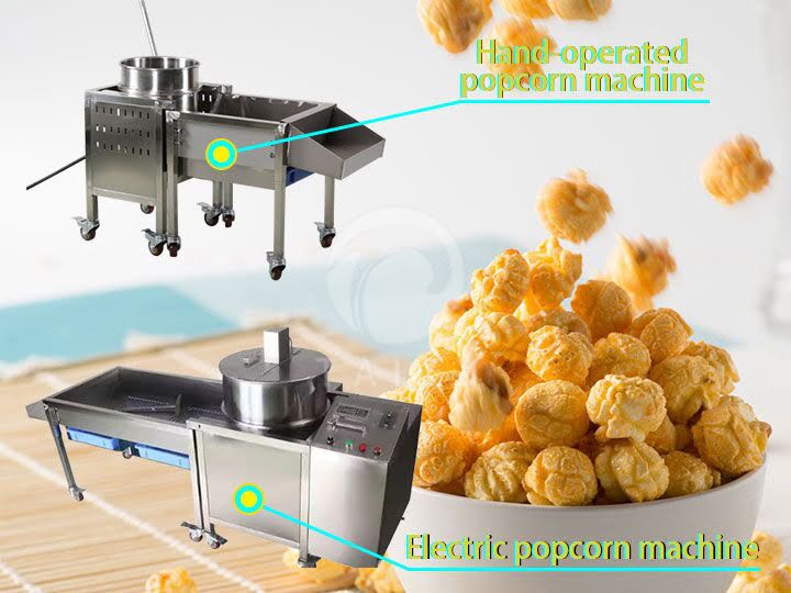 Industrial cereal popcorn making machine
