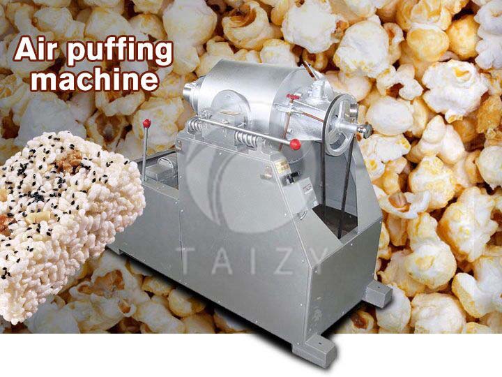 Airflow grain puffing machine | cereal puffing machine