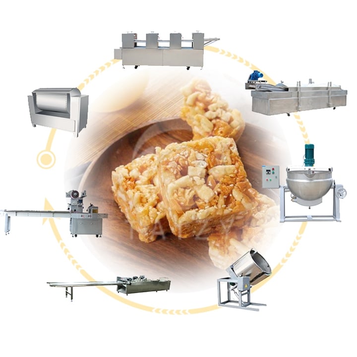 caramel treats production line