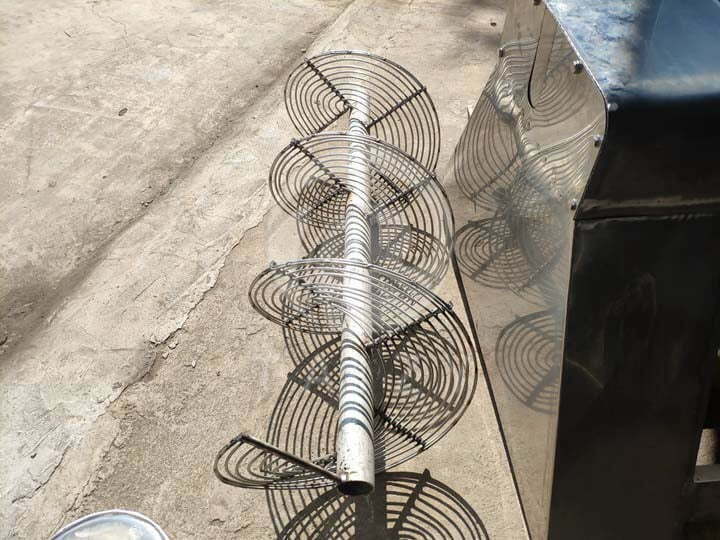 cassava peeling machine screw