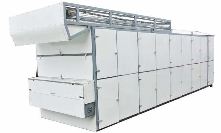 mesh belt vegetable drying machine