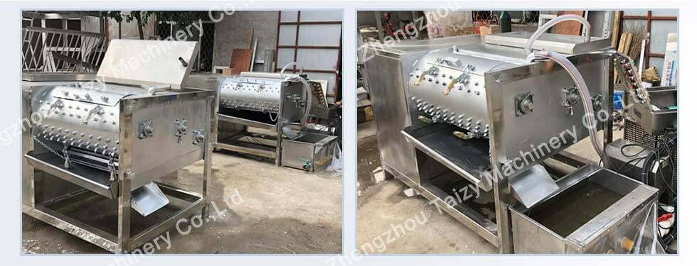 sheep feet hair removing machine details