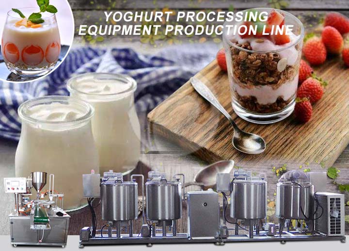 Yogurt production line | yogurt processing machine