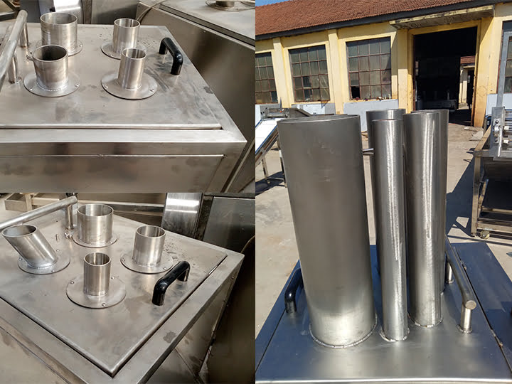 electric banana chips slicer machine inlet