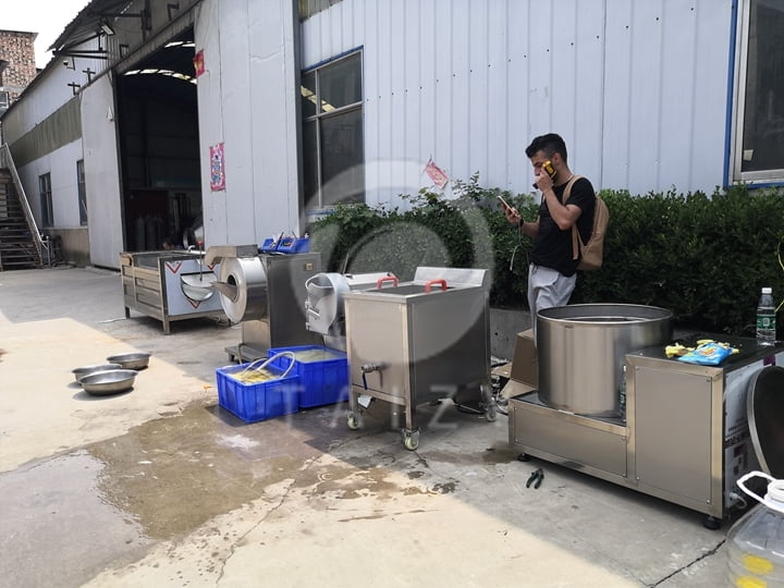 potato chips testing site