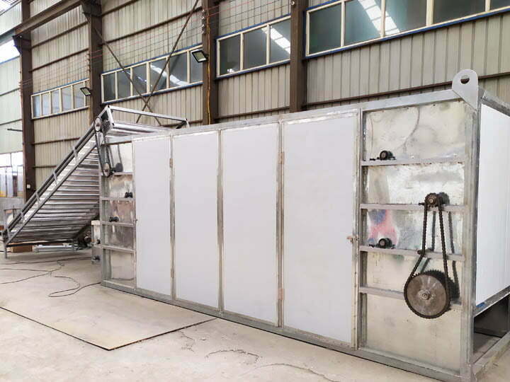 mesh belt drying machine