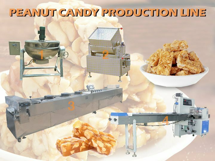 Sesame peanut cereal bar production line | granola oat bar machine