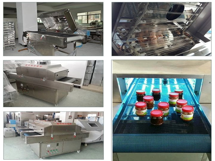 workflow of UV sterilizer machine