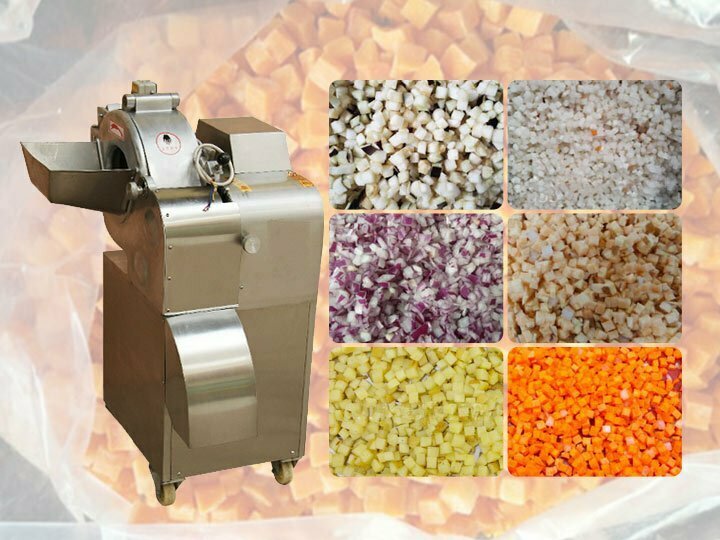 Commercial vegetable dicing machine usage and maintain