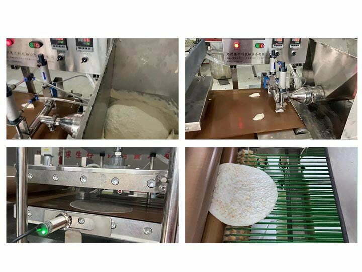 roti chapatti making machine working steps