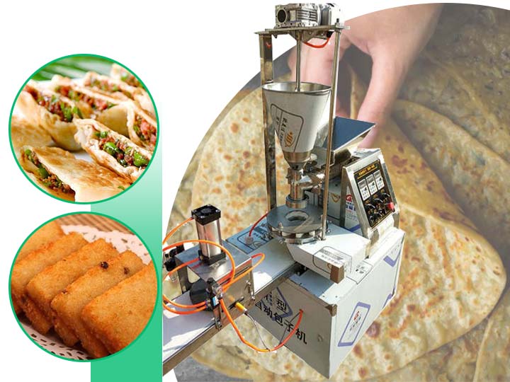 stuffed paratha making machine | encrusting machine