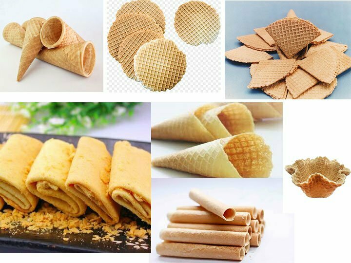 Kue semprong making machine application