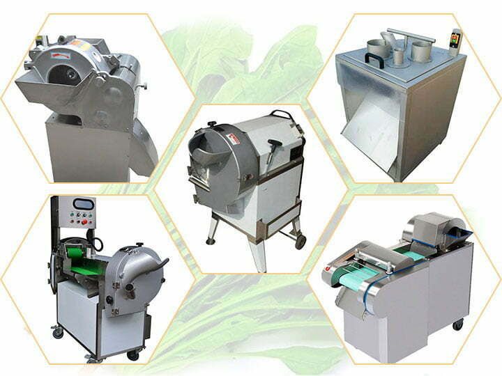 What types of vegetable cutting machines are there?