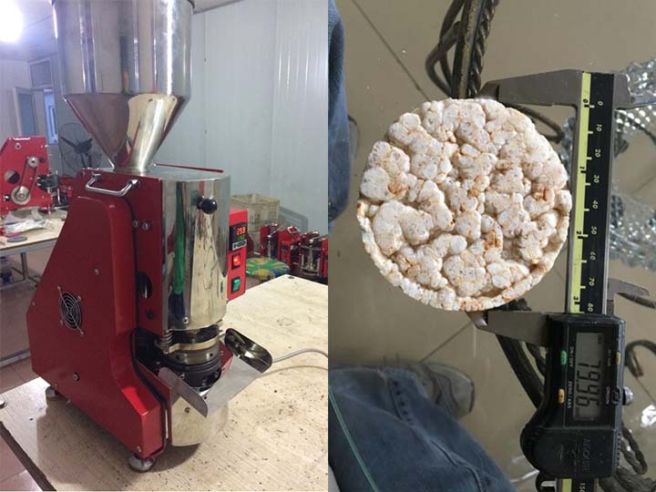 Japanese customer buy rice cake machine