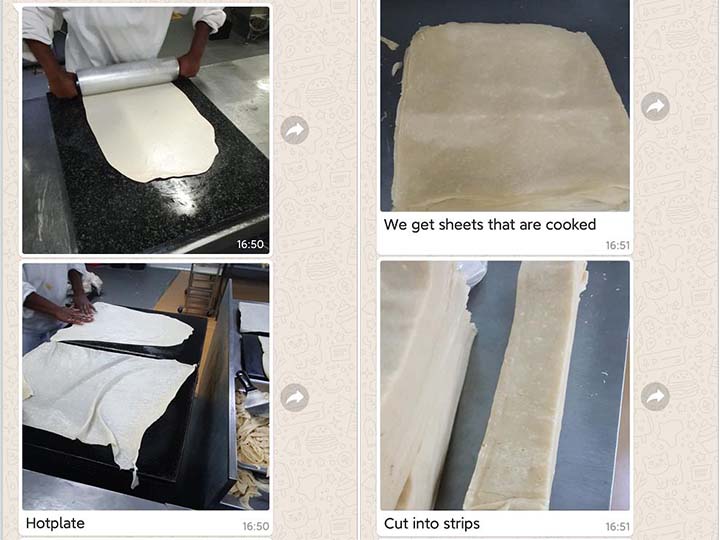 Pita bread production line South Africa case