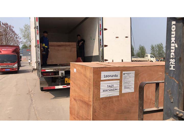 Wow, today we delivery a pita bread production line to South Africa