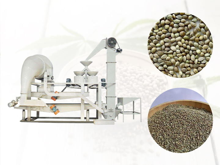 hemp seed hulling machine