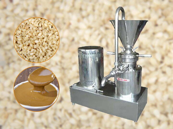 How to make Tahini sesame butter commercially?