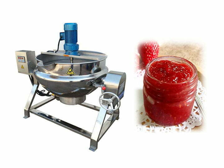 Fruit jam cooking making machine