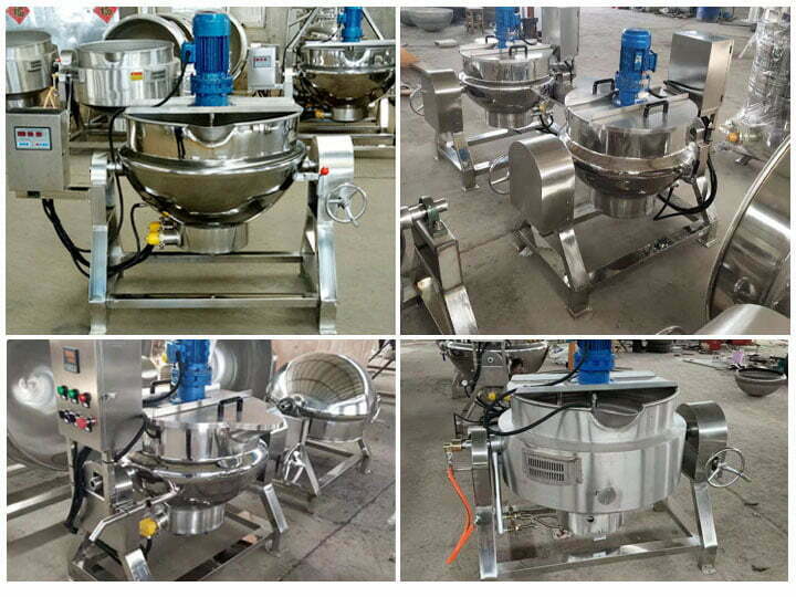 fruit jam cooking mixer factory