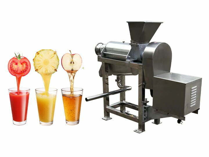 Small spiral fruit juice making machine