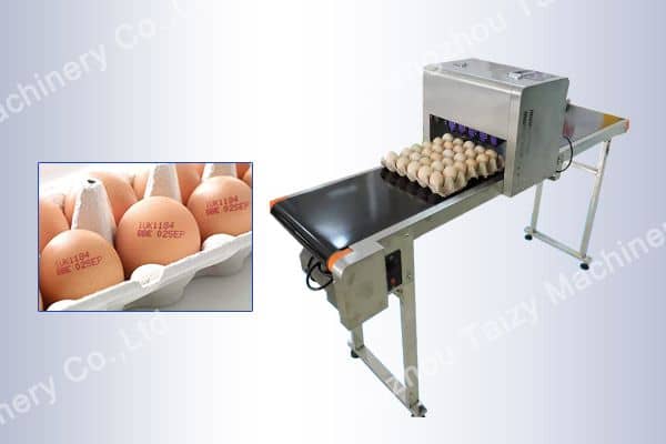 Egg printer machine