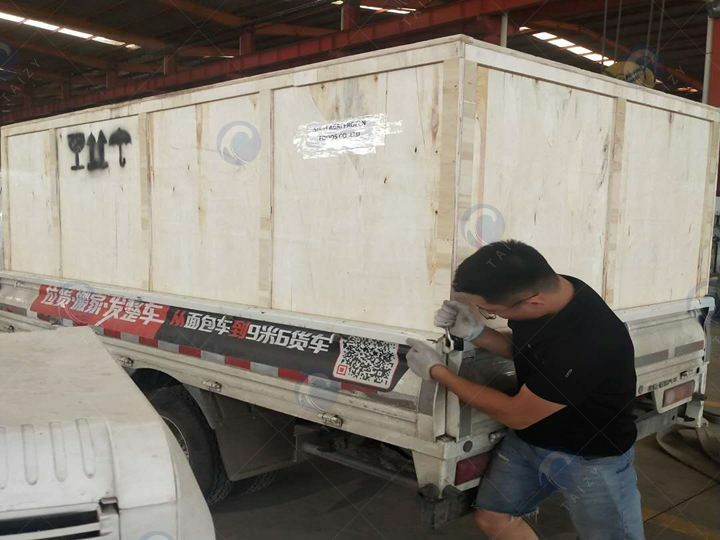 800kg/h Okra Washing Machine Exported to Thailand