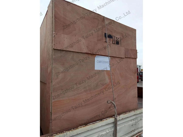 packaged spring roll wrapper machine for shipping