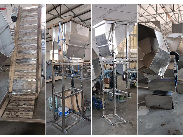 grouped equipment for snack seasoning machines