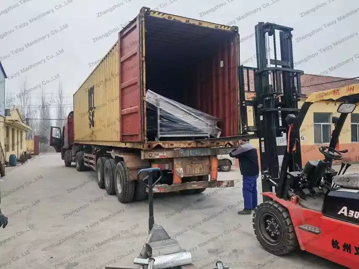 Complete cherry tomato washing machines exported to Bahrain