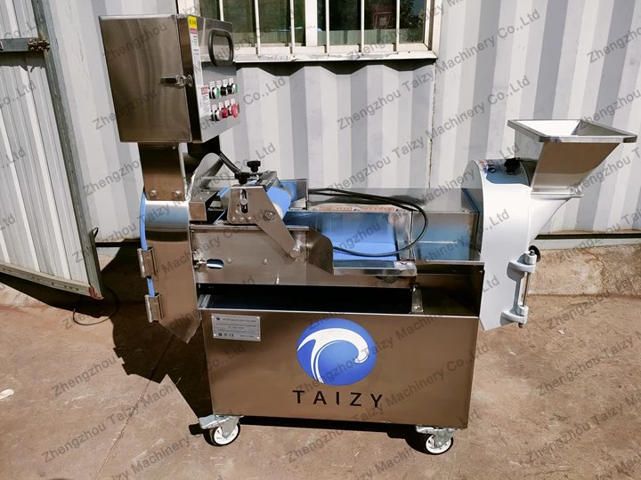 Portugal's mealworm farm bought a vegetable chopping machine