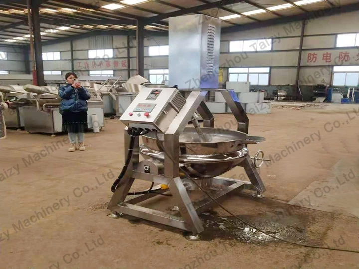 400L cooking kettle for sauce prodcution