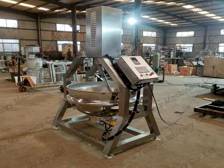 Enhancing Sauce Production: 400L Gas Jacketed Kettle Exported to Canada