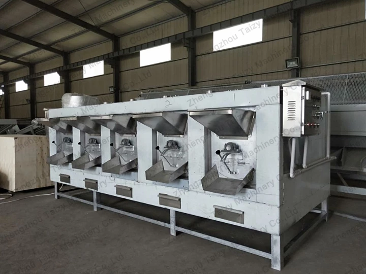 1000kg per hour nut roasting machine