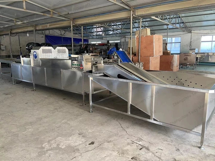 10000pcs/h egg cleaning machine exported to Saudi Arabia